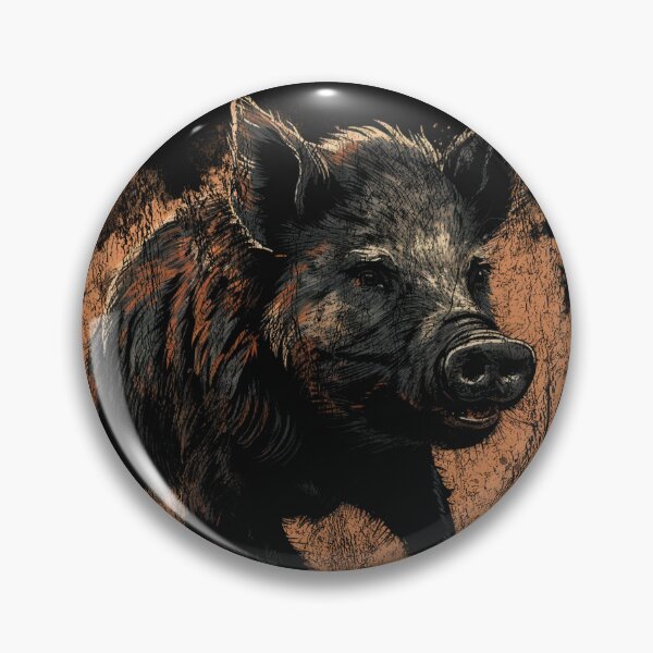 Item preview, A Wild Boar - Street Art Vintage Distressed Animal designed and sold by GVRDesign.