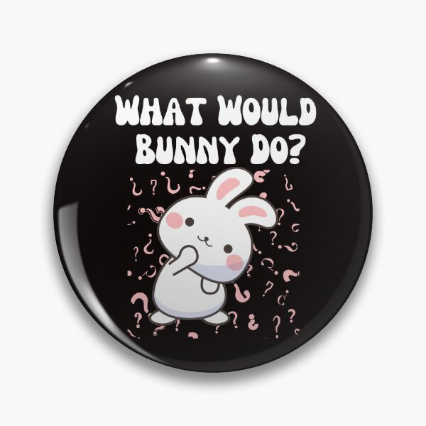 Item preview, What Would Bunny Do? Funny Indecisive Rabbit Decision Making designed and sold by MagicSD Designs.