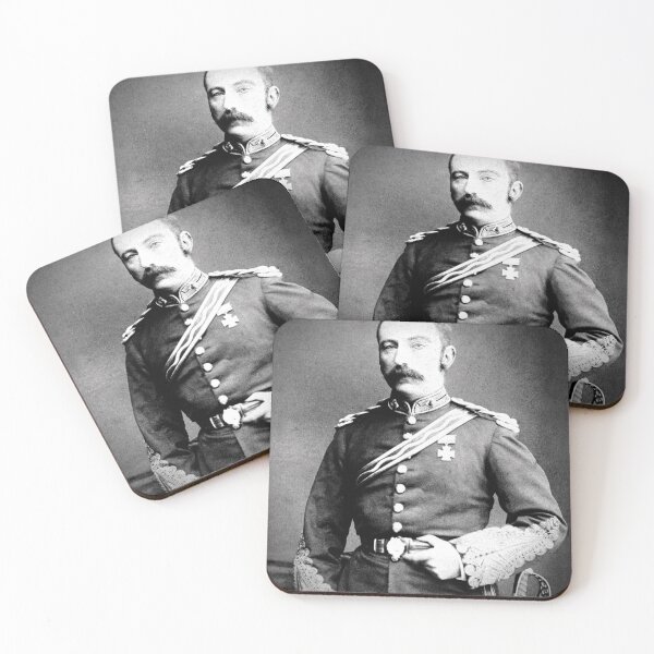 Item preview, John Chard Photograph - Officer Commanding Rorke's Drift designed and sold by ZuluOfficialYT.