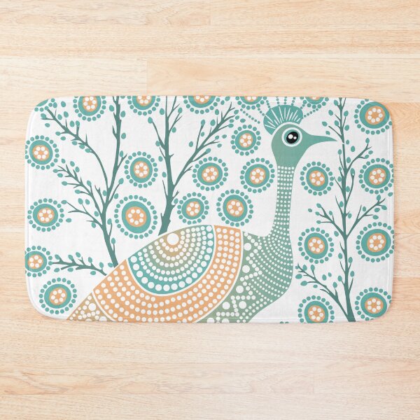 Item preview, Emu Aboriginal Tribal Art Dots Painting designed and sold by AboriginalAdorn.