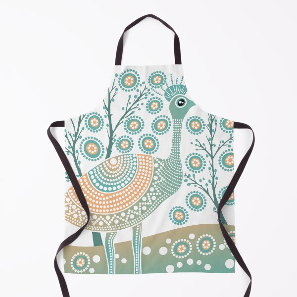 Item preview, Emu Aboriginal Tribal Art Dots Painting designed and sold by AboriginalAdorn.