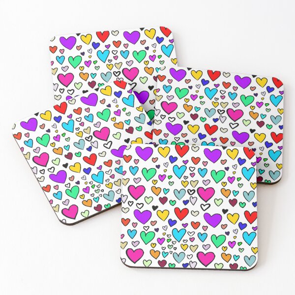 Item preview, Fun, Funky and Cute Hearts designed and sold by Darkchilliart.