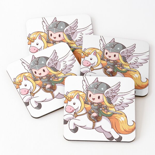 Item preview, Valkyrie Riding a Unicorn  designed and sold by Jslarsen17.