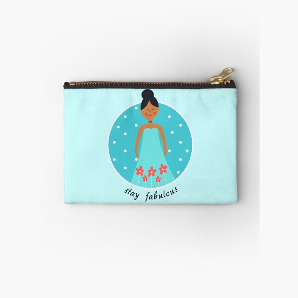 Item preview, Stay fabulous - Winter girl with flowers designed and sold by DinkyBeavers.