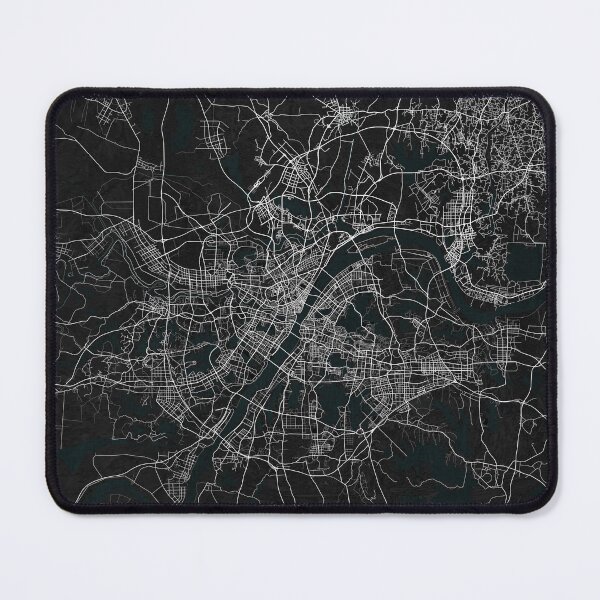 Item preview, Wuhan City Map of Hubei, China - Dark designed and sold by deMAP.
