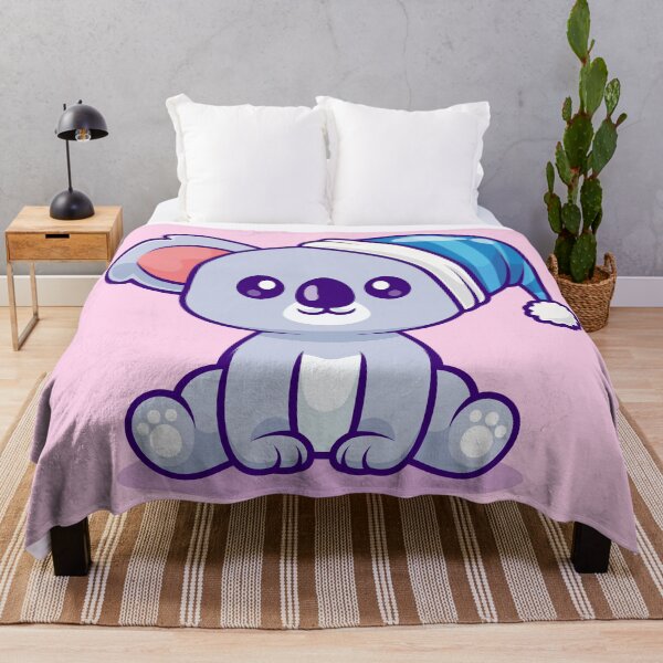 Artikelvorschau, Niedlicher Koala sitzt mit Beanie-Hut-Cartoon-Vektor-Symbol-Illustration entworfen und verkauft von hjian8219.
