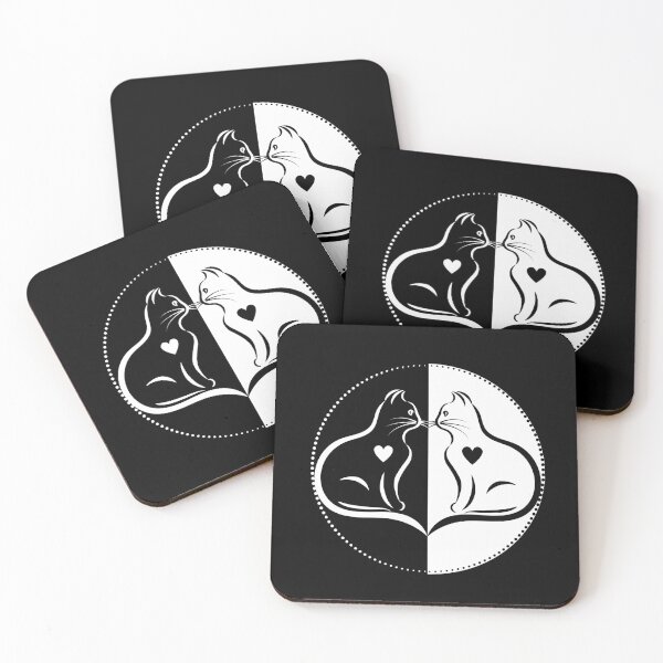 Item preview, Two Cats in Black and White designed and sold by Ulandia.