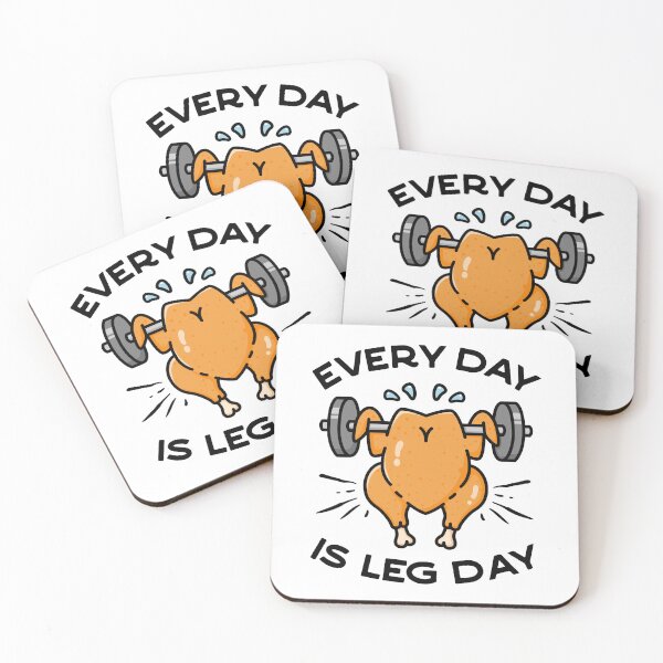 Item preview, Every Day is Leg Day Turkey Thanksgiving Gym Lover designed and sold by MeowsAndMakes.
