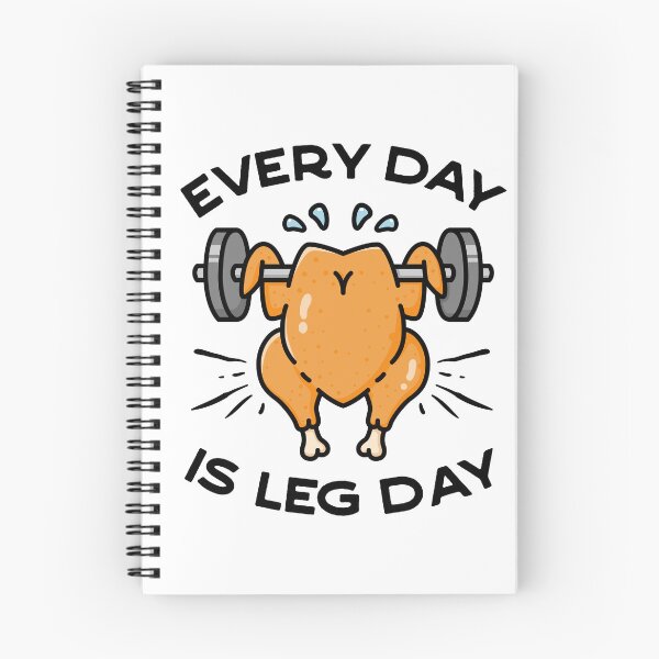 Item preview, Every Day is Leg Day Turkey Thanksgiving Gym Lover designed and sold by MeowsAndMakes.