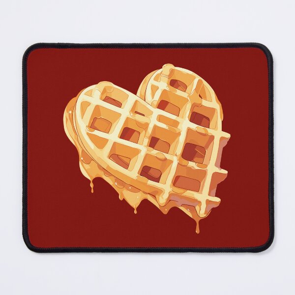 Item preview, Heart Shaped Belgian Waffle designed and sold by SweetClicks123.