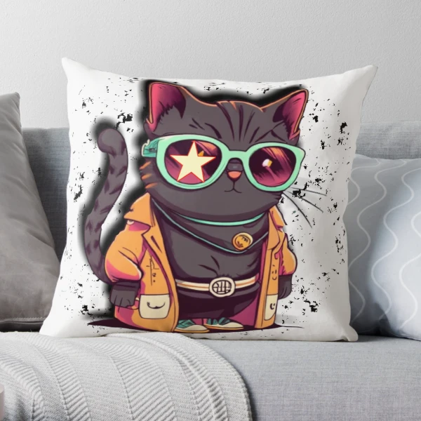 Cat decorative outlet pillow