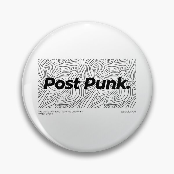Item preview, Post Punk lyrics designed and sold by DeDiosShop.