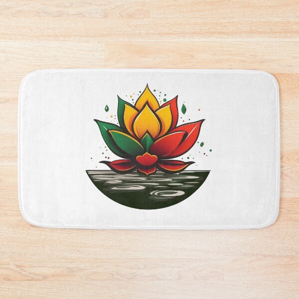 Artikelvorschau, Reggae-Lotusblume entworfen und verkauft von reggaeartgifts.