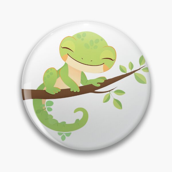Artikelvorschau, Cute Smiling Gecko entworfen und verkauft von whimsizoo.