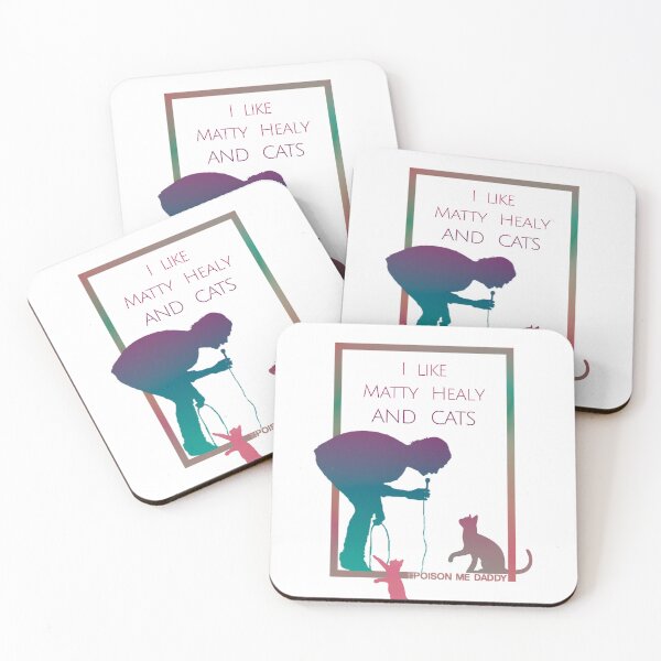 Item preview, Colorful Matty Healy and Cats designed and sold by StaciMack.