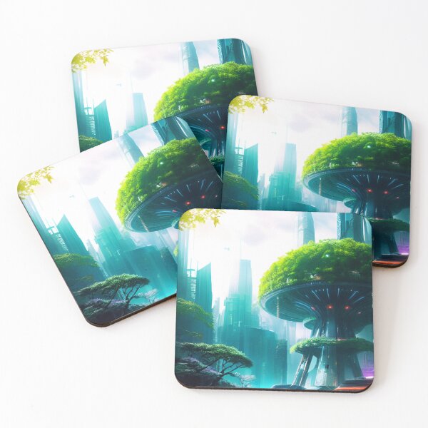 Item preview, Nature.exe #0958 Cyber City Scape designed and sold by GrumpyMrGrouper.