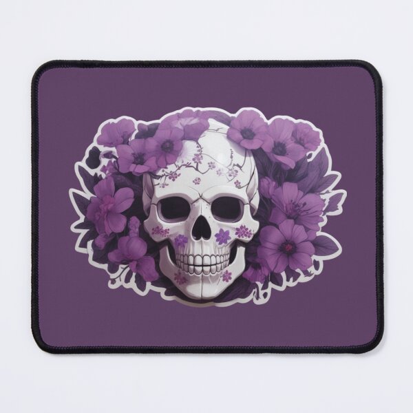 Item preview, Botanical Remains: Skeleton and Purple Flowers designed and sold by ArtemExpressio.
