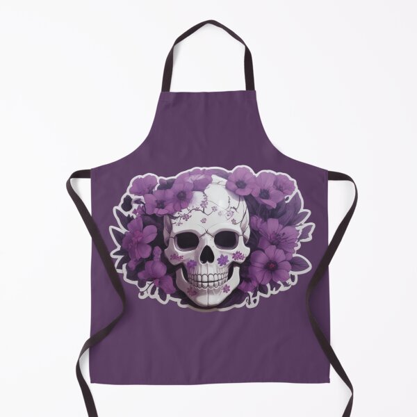 Item preview, Botanical Remains: Skeleton and Purple Flowers designed and sold by ArtemExpressio.