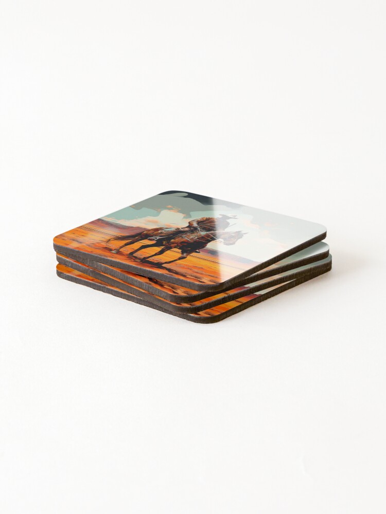 Thumbnail 4 of 5, Coasters (Set of 4), Shadow Rider designed and sold by Babbage86.