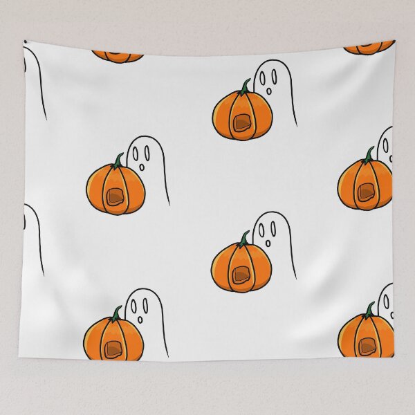 Item preview, Pumpkin and ghost designed and sold by gaslight-n.