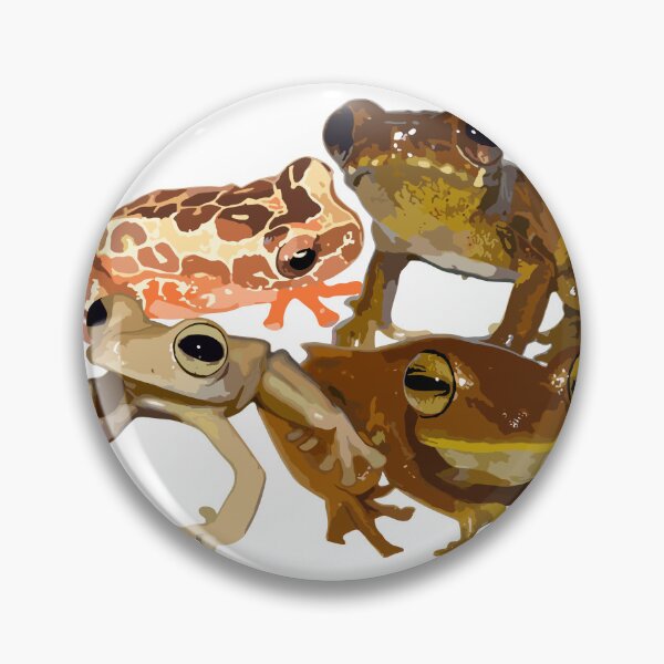 Item preview, Forest frogs Collage designed and sold by Barzcreatures.
