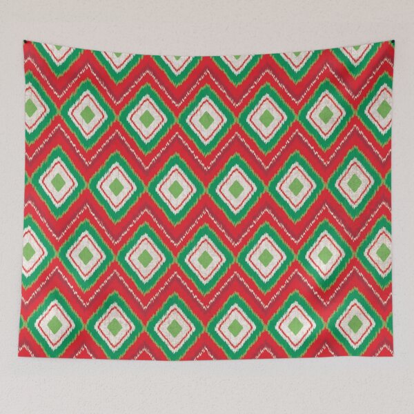 Item preview, Diamond Chevron Holiday Red and Green designed and sold by Strings  Stan.