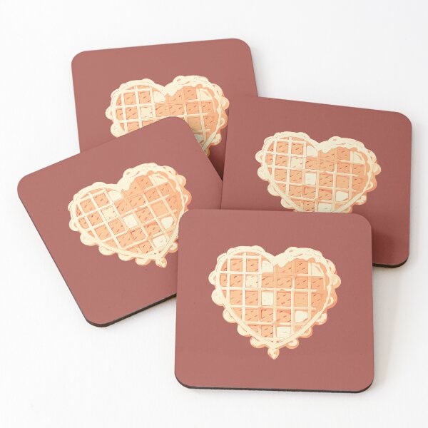 Item preview, Heart Shaped Belgian Waffle designed and sold by SweetClicks123.