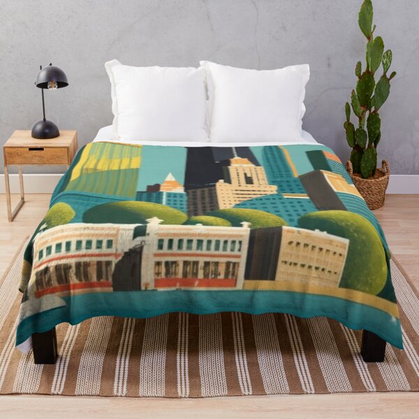 Item preview, A Vintage Travel Art of Chicago - Illinois - US designed and sold by GoodOldVintage.