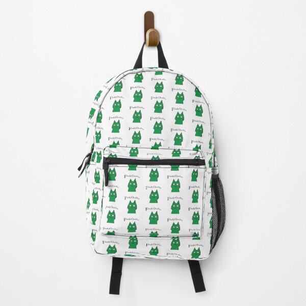 Item preview, Finally October Cute Cat Green Design by ZeesDesign on Redbubble designed and sold by ZEESDESIGN.