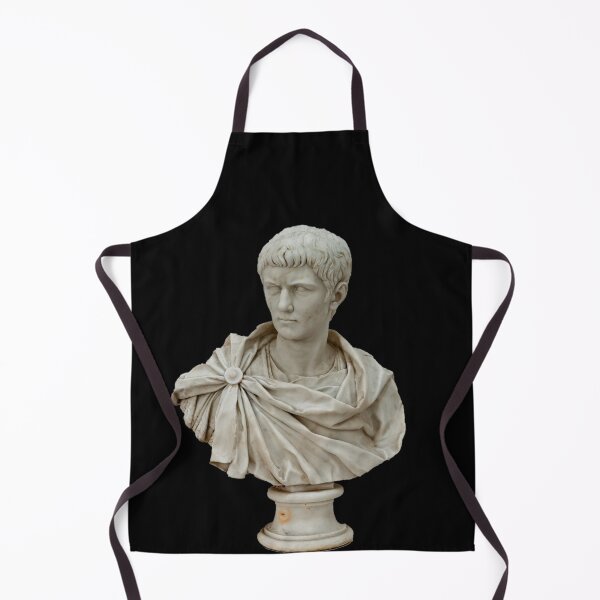 Item preview, Caligula Marble Bust - Roman Soldier Sculpture 18th Century designed and sold by opptop.