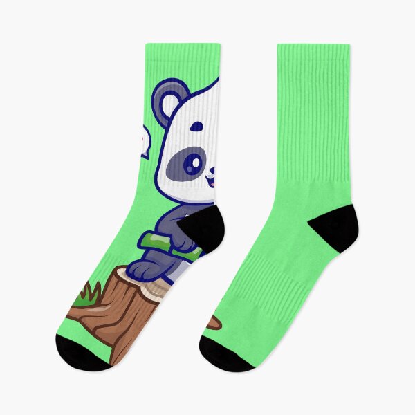 Item preview, Cute Panda Standing on Tree with Bamboo Cartoon Vector Icon Illustration designed and sold by hjian8219.
