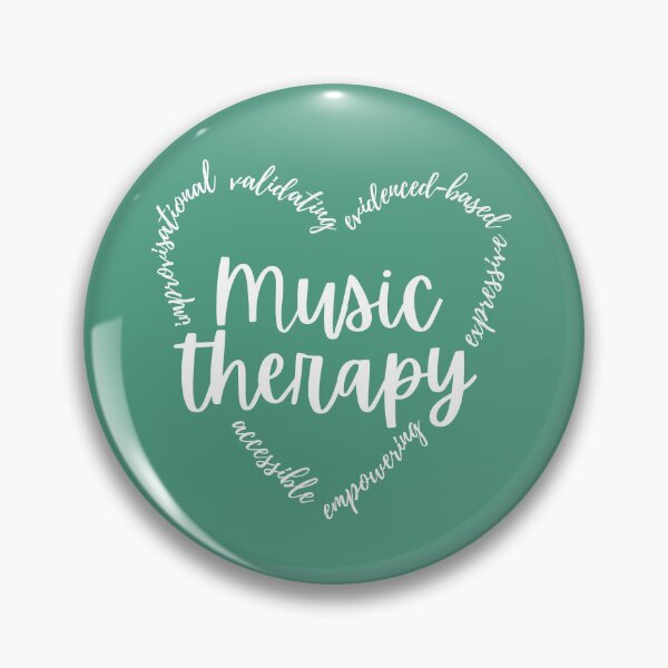 Item preview, music therapy heart (white) designed and sold by evathemtbc.