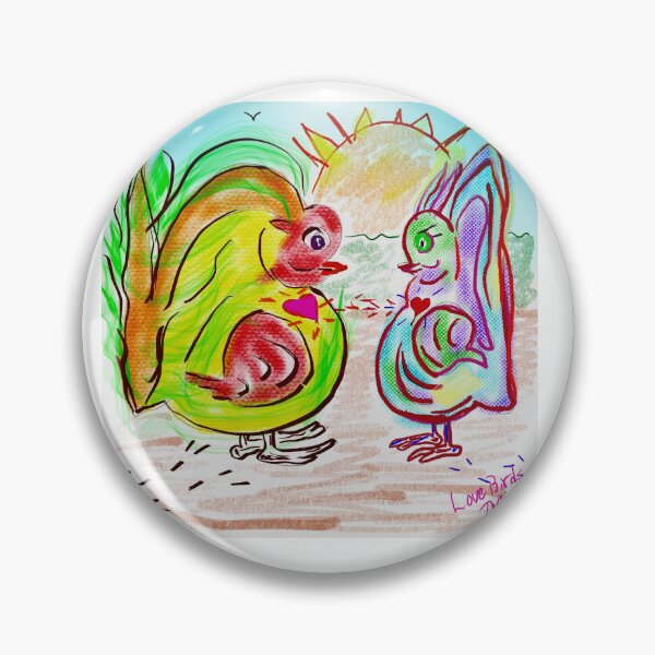 Item preview, Love Land Love Birds Prints designed and sold by tlcforthesoul.