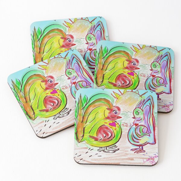 Item preview, Love Land Love Birds Prints designed and sold by tlcforthesoul.