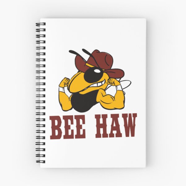 Item preview, Bee Haw buzzy-boy bumblebee yellow jacket Sticker designed and sold by OverEducatedCat.