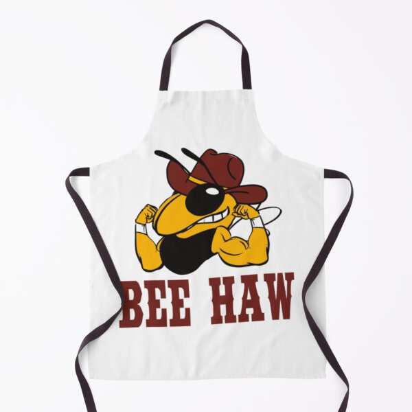 Item preview, Bee Haw buzzy-boy bumblebee yellow jacket Sticker designed and sold by OverEducatedCat.
