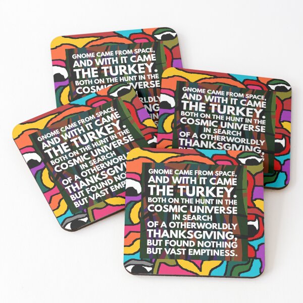 Item preview, Gnome and turkey otherworldly Thanksgiving designed and sold by Storiesforyou.