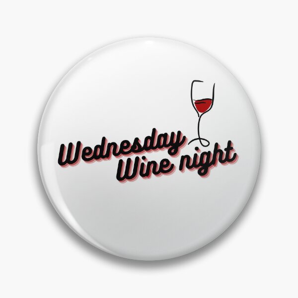 Item preview, Wednesday Wine Night designed and sold by MyThemesDesign.