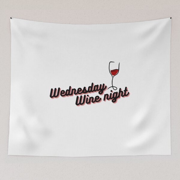 Item preview, Wednesday Wine Night designed and sold by MyThemesDesign.