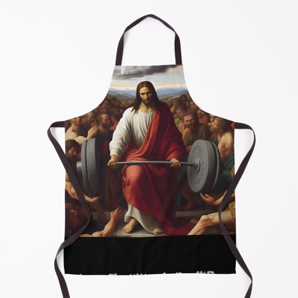 Item preview, Jesus, The Ultimate Deadlifter–The Master of Barbell Blessings designed and sold by ignasirus.