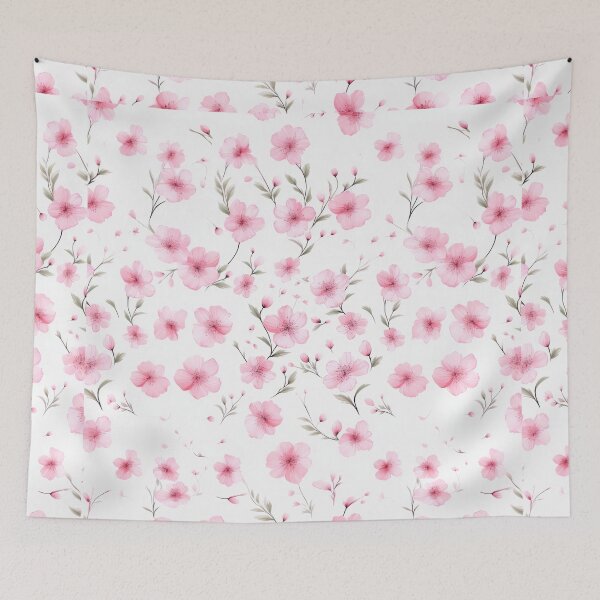 Item preview, Elegant Pink Flowers Patterned designed and sold by Ins-by-NP.