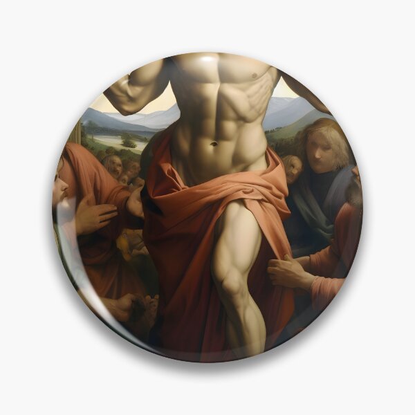 Item preview, Jesus, The Ultimate Deadlifter–The Infallible Guru of Scrawny Disciples designed and sold by ignasirus.