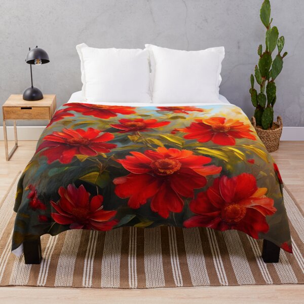 Item preview, Red flowers showering on sunlight designed and sold by John Q. Cardholder.