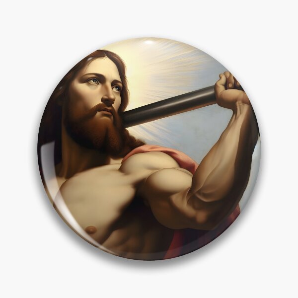 Item preview, Jesus, The Ultimate Deadlifter–The Supreme Sculptor of Swole Bodies designed and sold by ignasirus.