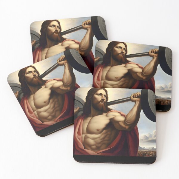 Item preview, Jesus, The Ultimate Deadlifter–The Supreme Sculptor of Swole Bodies designed and sold by ignasirus.