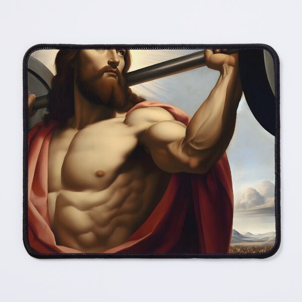 Item preview, Jesus, The Ultimate Deadlifter–The Supreme Sculptor of Swole Bodies designed and sold by ignasirus.