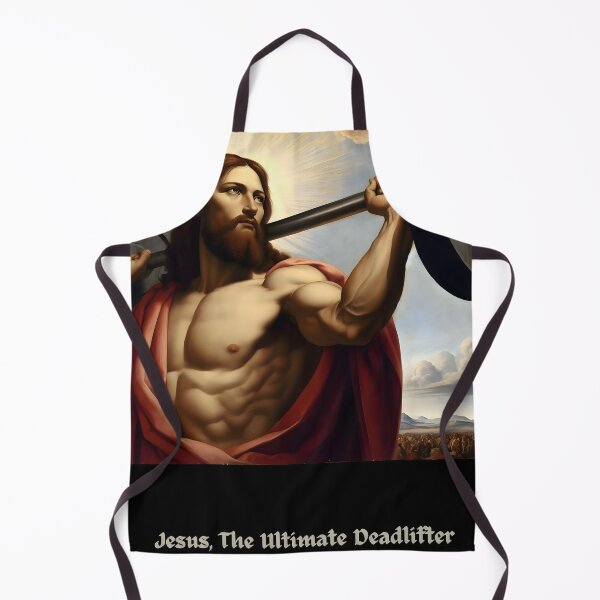 Item preview, Jesus, The Ultimate Deadlifter–The Supreme Sculptor of Swole Bodies designed and sold by ignasirus.