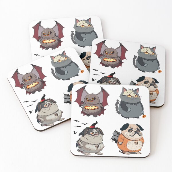 Item preview, Fat Creatures on Halloween designed and sold by AlejaJorgeShop.