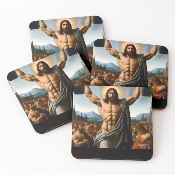 Item preview, Jesus, The Ultimate Deadlifter–The Multiplier Of Loaves, Fishes, And Six Packs designed and sold by ignasirus.