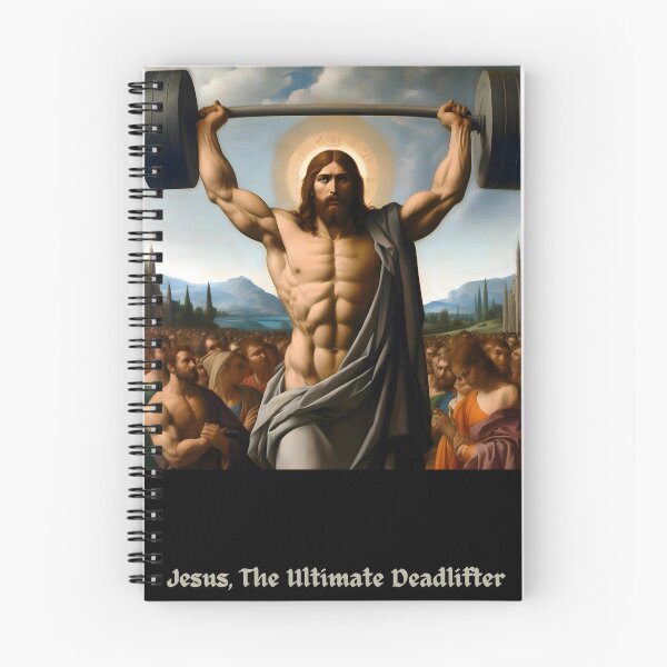 Item preview, Jesus, The Ultimate Deadlifter–The Multiplier Of Loaves, Fishes, And Six Packs designed and sold by ignasirus.